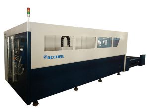 700-2000w fiber metal laser cutting machine nga adunay water cool