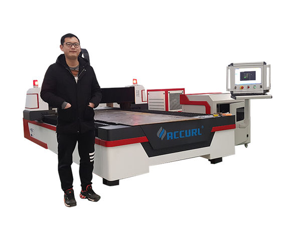 linear guide drive cnc laser pipe cutting machine alang sa tumbaga / titanium